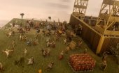 Atacul barbarilor asupra unui fort roman