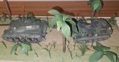 Convoi american prins in ambuscada in Vietnam